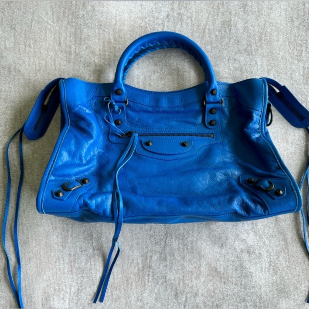 Balenciaga City Bag - Bleu Lazuli